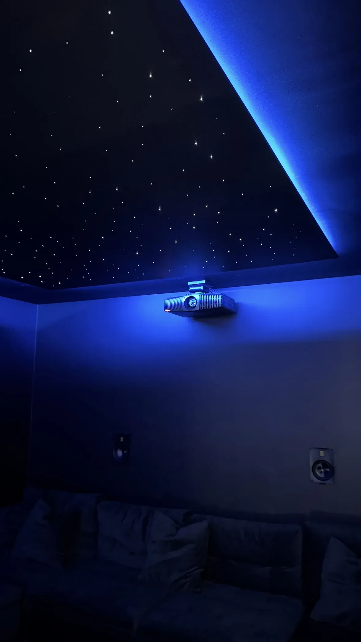 Custom Star Ceiling Home Theatre